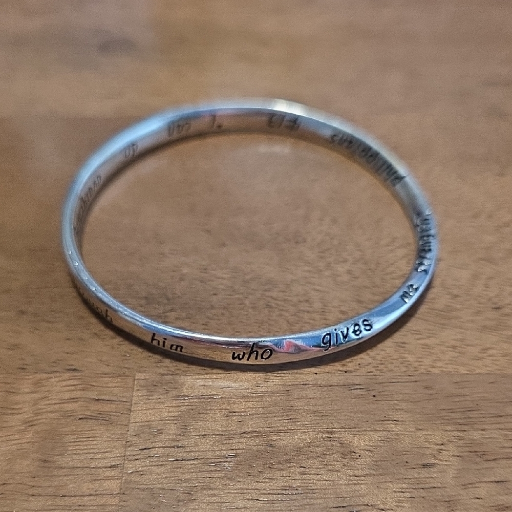 I Can Do All Things Through Christ Mobius Bracelet